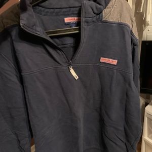 Vineyard Vines 1/4 zip with corduroy